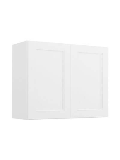 Upton White W3024b Bridge Wall Cabinet Closed
