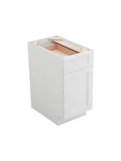 Uptown White B15 Base Cabinet Closed