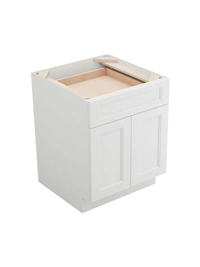 Uptown White B24b Base Cabinet Closed