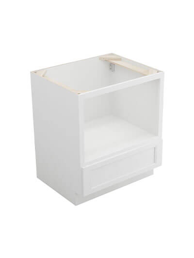 Uptown White B30mw Microwave Base Cabinet Closed