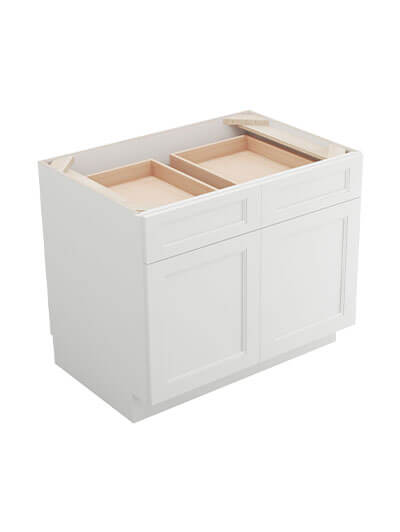 Uptown White B36b Base Cabinet Closed