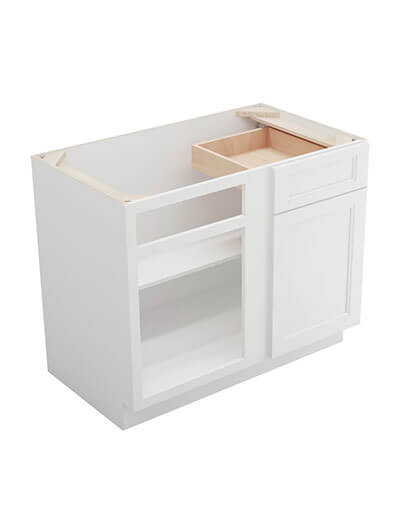 Uptown White Bblc4245 Blind Corner Base Cabinet Closed
