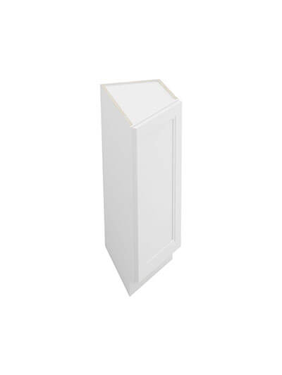 Uptown White Btc12r Angle Base End Cabinet Closed