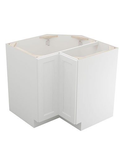 Uptown White Ls3612 Lazy Susan Base Cabinet Closed