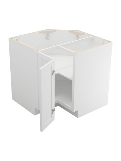 TW-LS3612S: Uptown White 36″ Easy Reach Corner Cabinet