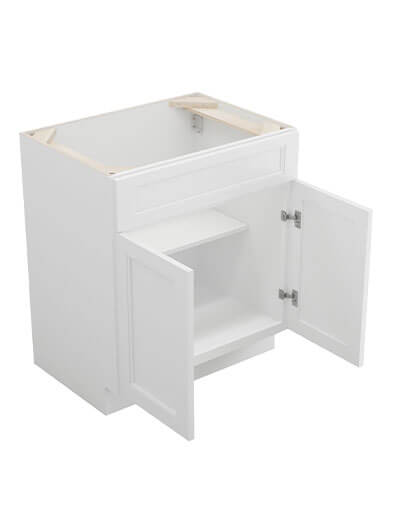 TW-S2421B-34-1/2″: Uptown White 24″ Sink Base Vanity