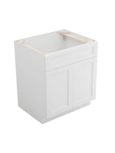 Uptown White Sb30b Sink Base Cabinet Closed