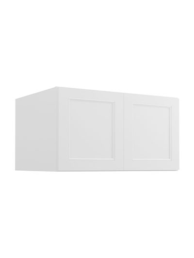 Uptown White W331824b Refrigerator Wall Cabinet Closed