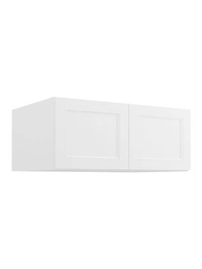 Uptown White W361524b Refrigerator Wall Cabinet Closed