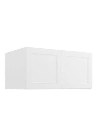 Uptown White W361824b Refrigerator Wall Cabinet Closed