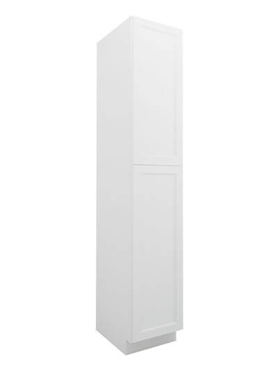 Uptown White Wp1896 Two Door Pantry Cabinet Closed