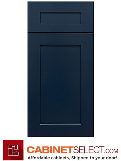 Navy Blue Shaker Door Sample | CabinetSelect.com