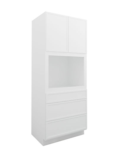 Petit White Shaker Oc3384b Single Oven Cabinet Closed