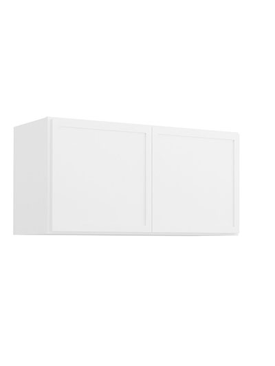 Petit White Shaker W3015b Bridge Wall Cabinet Closed