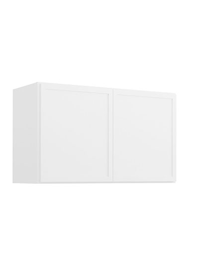 Petit White Shaker W3018b Bridge Wall Cabinet Closed