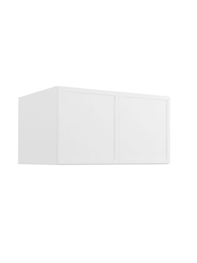 Petit White Shaker W331824b Refrigerator Wall Cabinet Closed