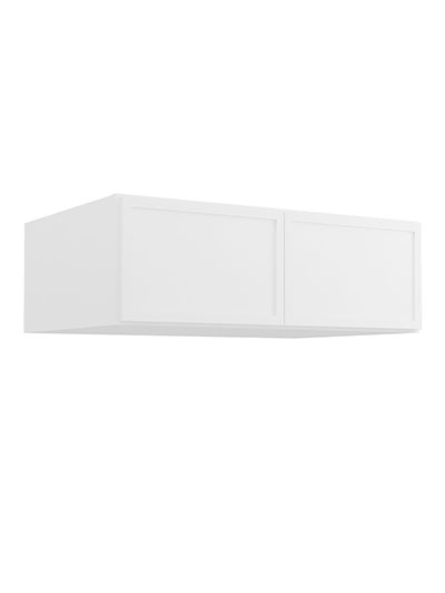 Petit White Shaker W361224b Refrigerator Wall Cabinet Closed