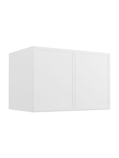 Petit White Shaker W362424b Refrigerator Wall Cabinet Closed
