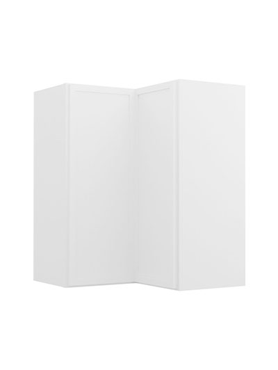 Petit White Shaker Wsq2430 Corner Wall Cabinet Closed