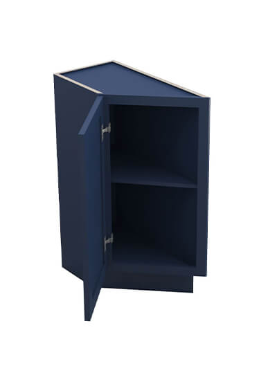 PD-BTC12L: Petit Blue Shaker 12″ Angle Base End Cabinet