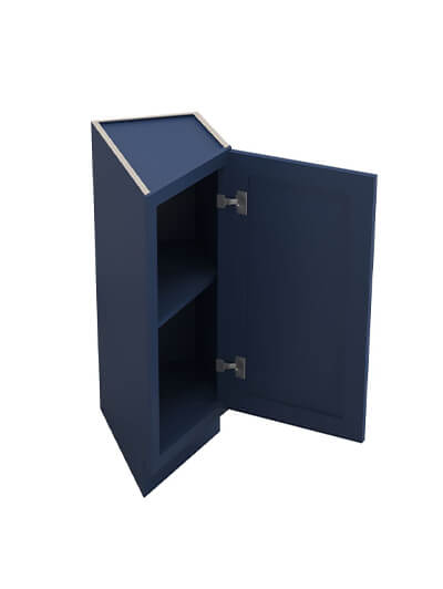 PD-BTC12R: Petit Blue Shaker 12″ Angle Base End Cabinet