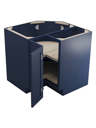 PD-LS3612: Petit Blue Shaker 36″ Lazy Susan Base Cabinet