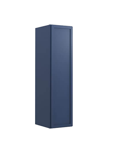 Petit Blue Shaker W0936 Wall Cabinet Closed