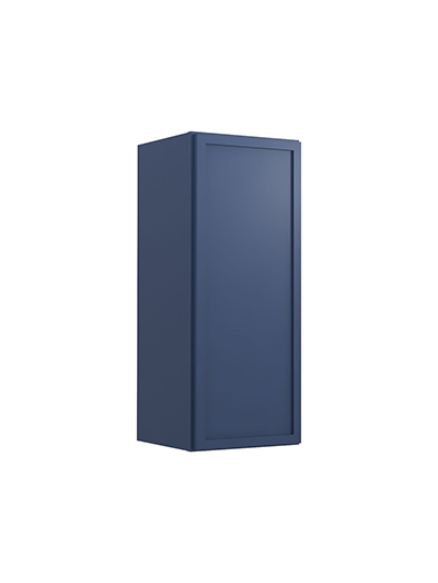 Petit Blue Shaker W1230 Wall Cabinet Closed