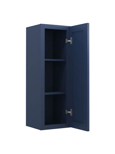 PD-W1536: Petit Blue Shaker 15″ Wall Cabinet