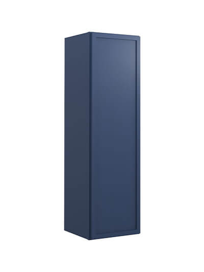 Petit Blue Shaker W1242 Wall Cabinet Closed