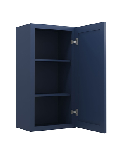 PD-W1836: Petit Blue Shaker 18″ Wall Cabinet