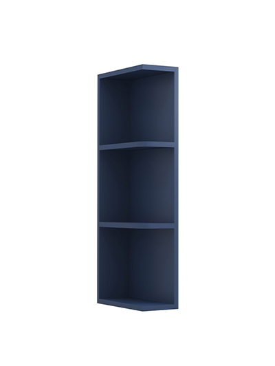 PD-WES530: Petit Blue Shaker 5″ Knick Knack Wall Shelf