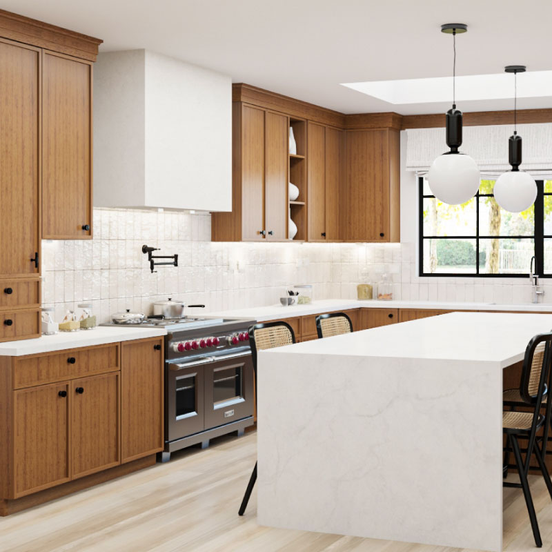 Petit Brown Slim Shaker Cabinet Kitchen | CabinetSelect.com