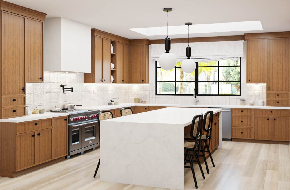 Petit Brown Shaker Cabinets | Kitchen Design Inspiration | Cabinetselect.com
