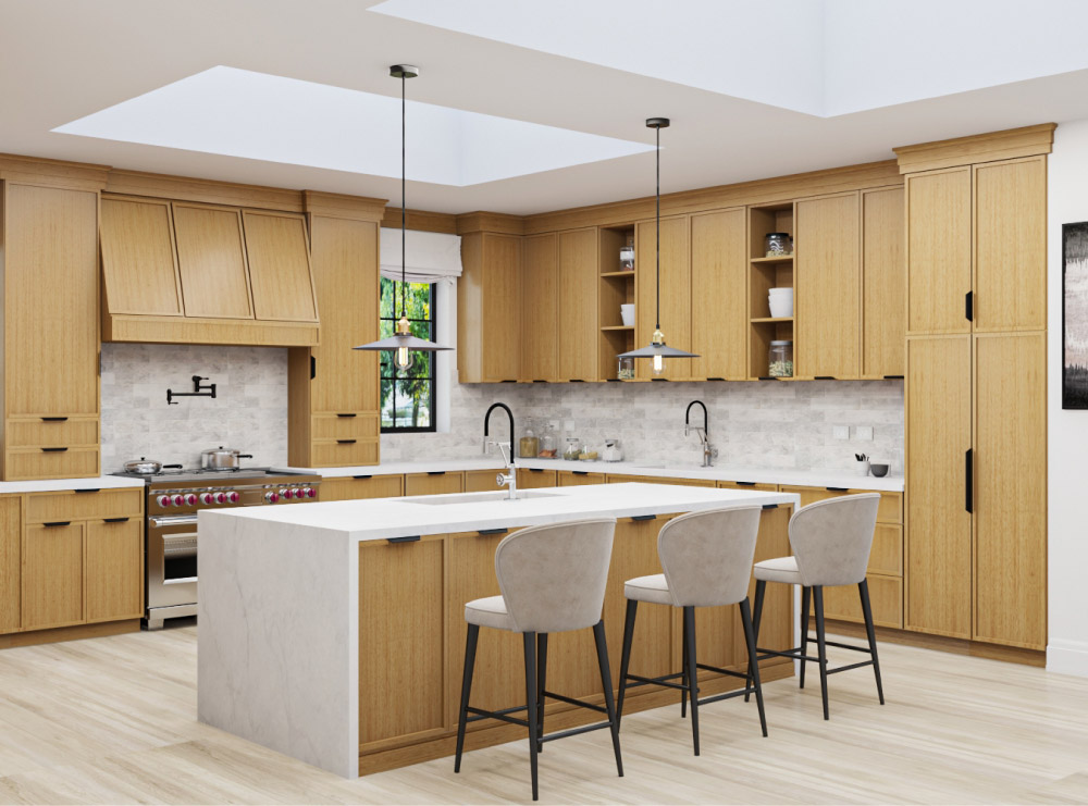 Petit Sand Shaker Cabinets | Kitchen Design Inspiration | Cabinetselect.com