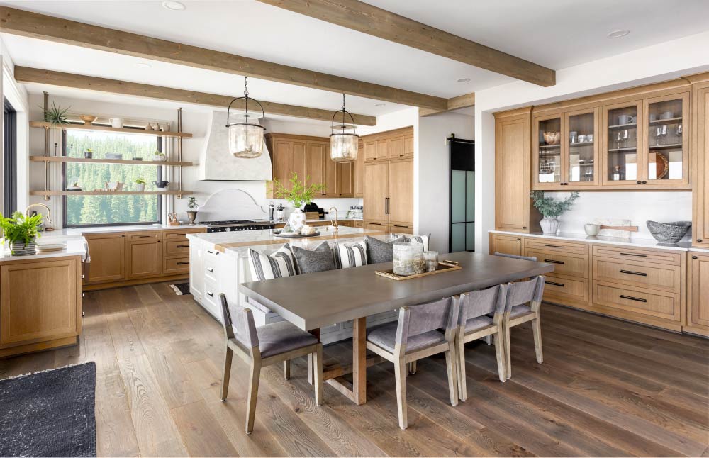 Unfinished Shaker Traditional Kitchen | Kitchen Design Inspiration | Cabinetselect.com