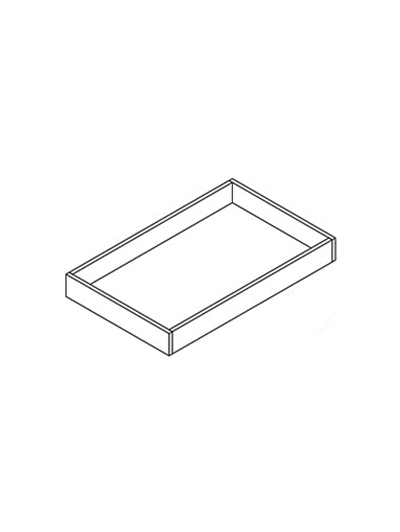 36″W High Height Roll Out tray – Euro Medium Oak