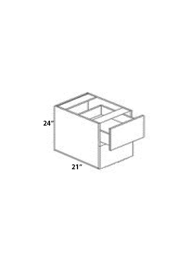 Euro Dark Oak 12″W X 24″H X 21″D Hanging Drawer Vanity Base
