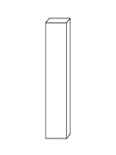 3″W X 30″H Filler – Euro Medium Oak