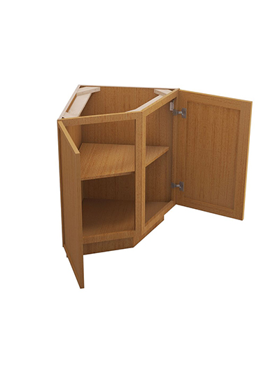 PS-AB24 (Base): Petit Sand Shaker 24″ Angle Base End Cabinet