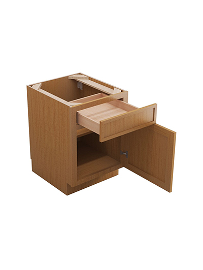 PS-B21: Petit Sand Shaker 21″ 1 Drawer 1 Door Base Cabinet