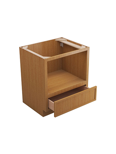 PS-B30MW (30″ W): Petit Sand Shaker 30″ Microwave Base Cabinet