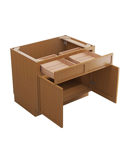 PS-B36B: Petit Sand Shaker 36″ 2 Drawer 2 Door Base Cabinet