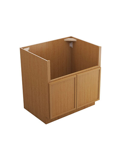 Petit Sand Shaker Fsb33b Farm Sink Base Cabinet Closed