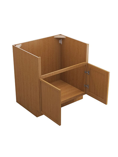 PS-FSB33B: Petit Sand Shaker 33″ 2 Door Farm Sink Base Cabinet