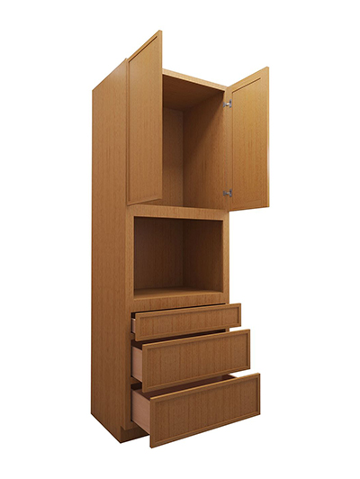 PS-OC3396B: Petit Sand Shaker 33″ 3 Drawer 2 Door Oven Cabinet