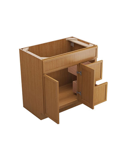 PS-S3621BDR-34-1/2″: Petit Sand Shaker 36″ Right drawers (2) Vanity
