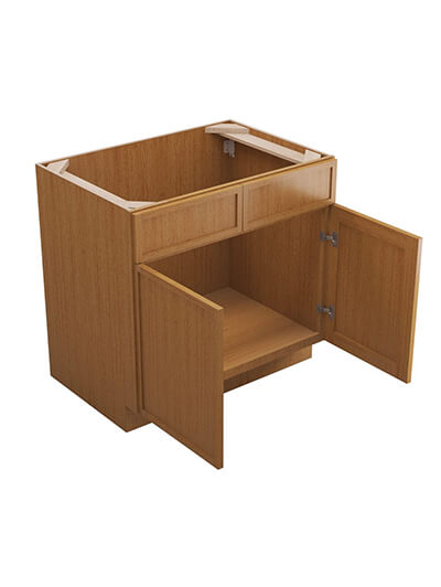 PS-SB36B: Petit Sand Shaker 36″ 2 Door Sink Base Cabinet
