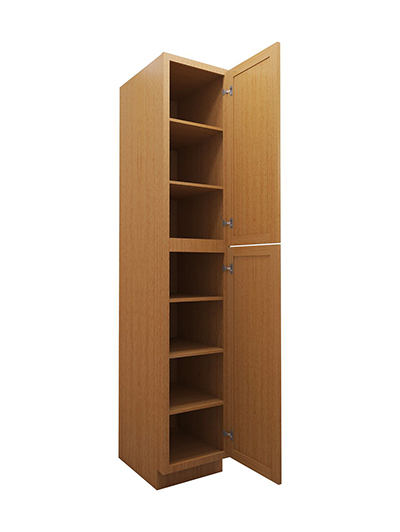 PS-WP1896: Petit Sand Shaker 18″ 2 Door Pantry Cabinet