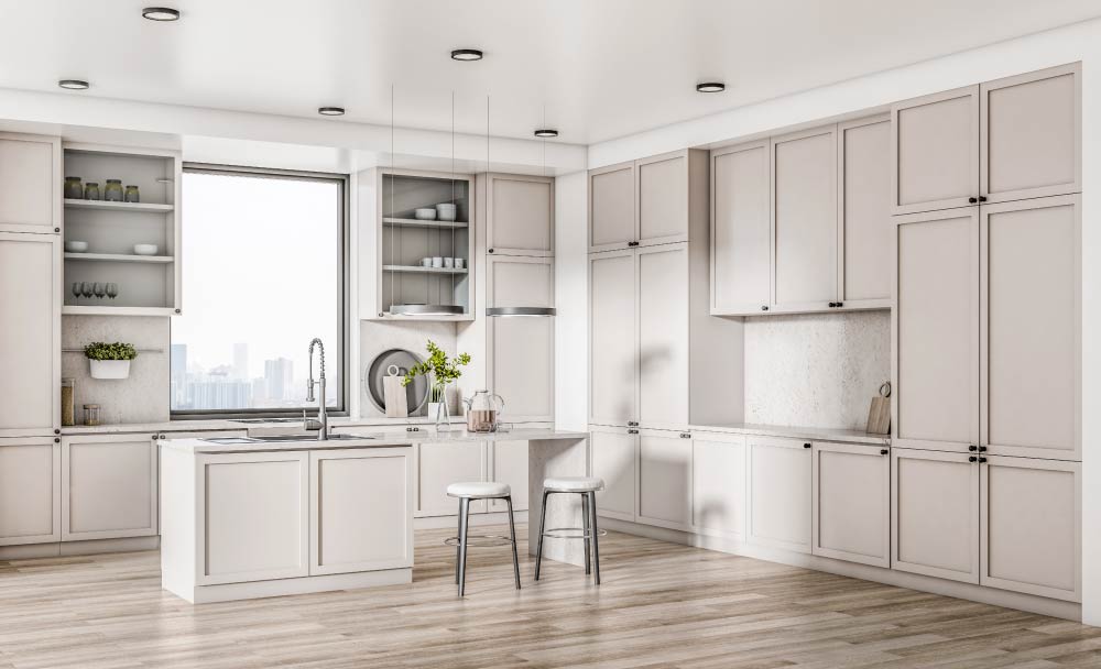 Slim Shaker Kitchen Cabinets | Kitchen Design Inspiration | Cabinetselect.com